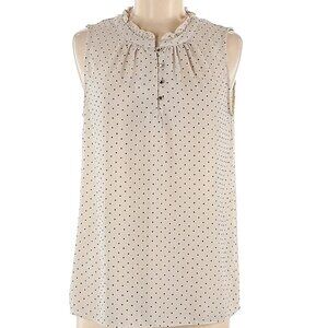 Hawthorne 3x Plus size polka dot blouse